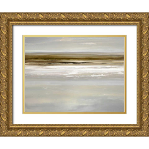 Buoyant II Gold Ornate Wood Framed Art Print with Double Matting by Springer, Rachel