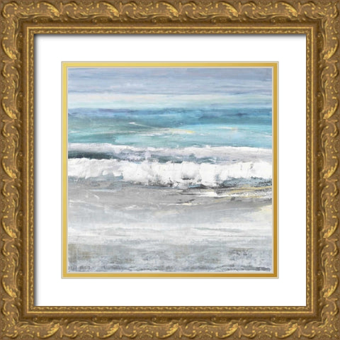 Tides I Gold Ornate Wood Framed Art Print with Double Matting by Springer, Rachel