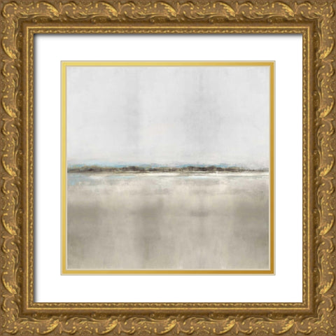 Whisper II Gold Ornate Wood Framed Art Print with Double Matting by Springer, Rachel