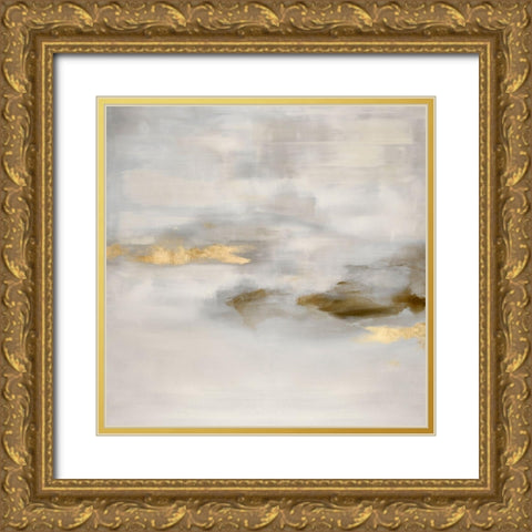 Ethereal with Brown Gold Ornate Wood Framed Art Print with Double Matting by Springer, Rachel