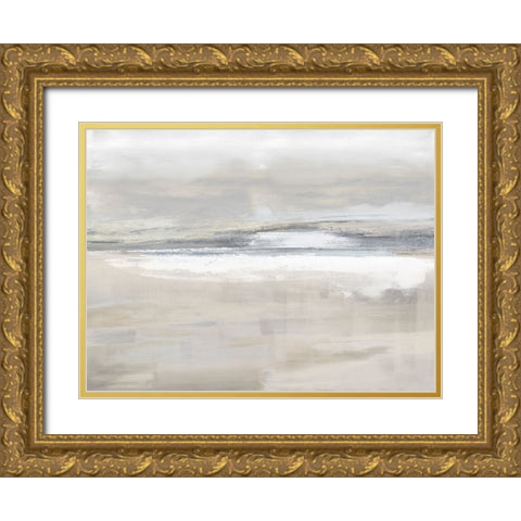 Horizon Light I Gold Ornate Wood Framed Art Print with Double Matting by Springer, Rachel