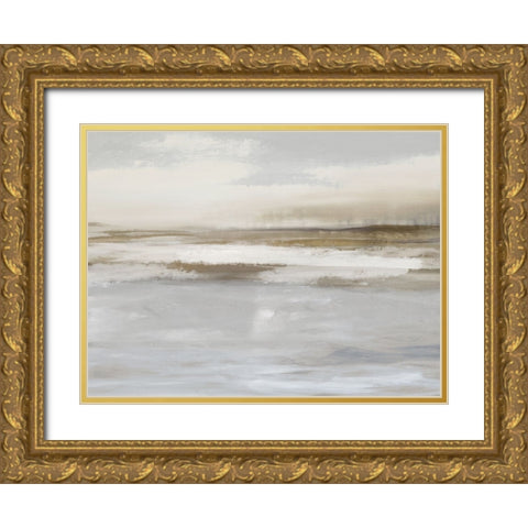 Horizon Light II Gold Ornate Wood Framed Art Print with Double Matting by Springer, Rachel