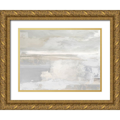 Horizon View I Gold Ornate Wood Framed Art Print with Double Matting by Springer, Rachel