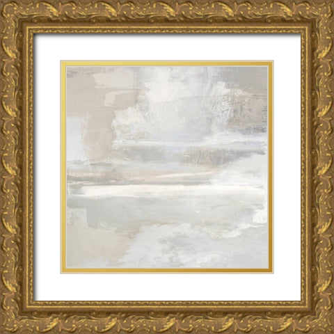 Open Space II Gold Ornate Wood Framed Art Print with Double Matting by Springer, Rachel
