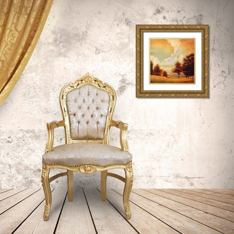 Majestic Morning II Gold Ornate Wood Framed Art Print with Double Matting by Franklin, Ryan