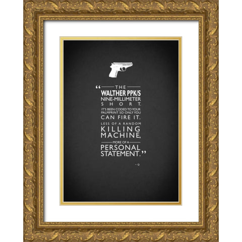 JB Go Skyfall Personal-Stateme Gold Ornate Wood Framed Art Print with Double Matting by Rogan, Mark