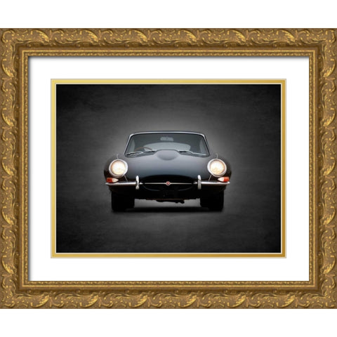 E-Type Gold Ornate Wood Framed Art Print with Double Matting by Rogan, Mark