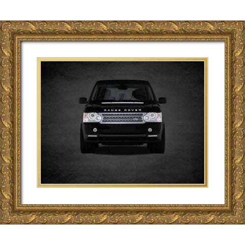 Range Rover Gold Ornate Wood Framed Art Print with Double Matting by Rogan, Mark