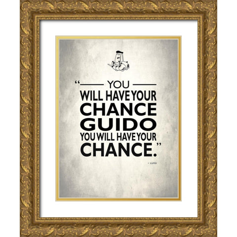 Cars You Will Have Chance Gold Ornate Wood Framed Art Print with Double Matting by Rogan, Mark