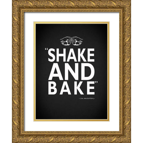 Shake and Bake Gold Ornate Wood Framed Art Print with Double Matting by Rogan, Mark