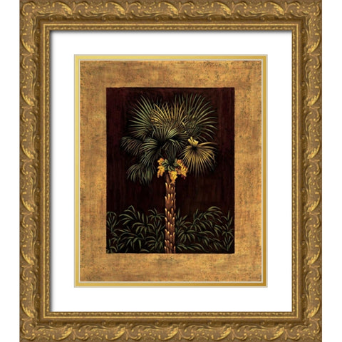 Tropical Paradise I Gold Ornate Wood Framed Art Print with Double Matting by Blanco, Samuel