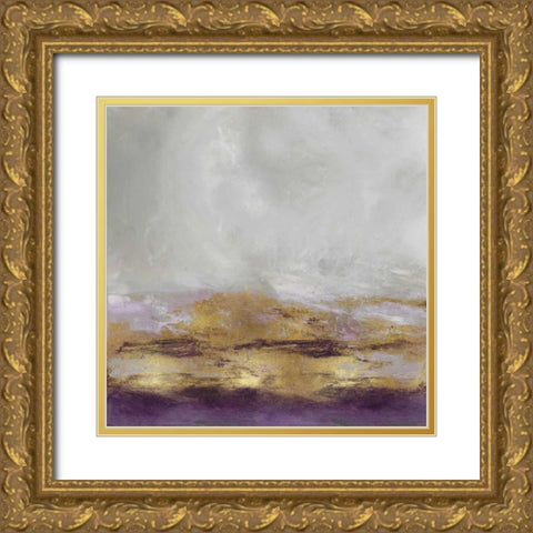Terra in Amethyst Gold Ornate Wood Framed Art Print with Double Matting by Messina, Jake