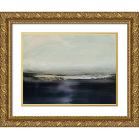 Land and Sky I Gold Ornate Wood Framed Art Print with Double Matting by Messina, Jake