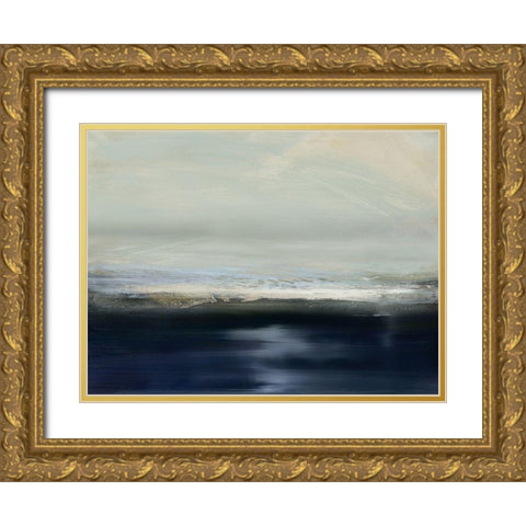 Land and Sky II Gold Ornate Wood Framed Art Print with Double Matting by Messina, Jake