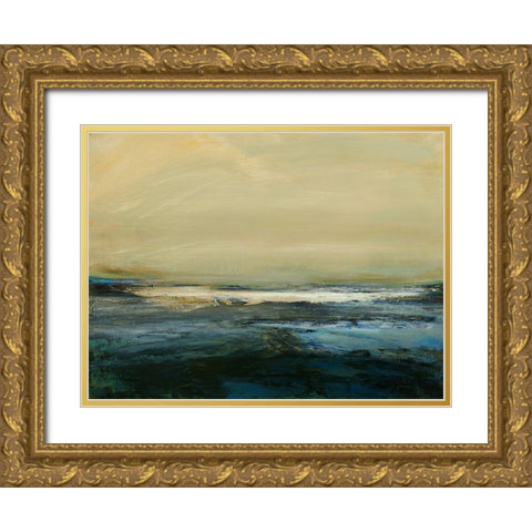Land and Sky III Gold Ornate Wood Framed Art Print with Double Matting by Messina, Jake