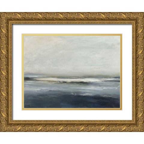 Land and Sky IV Gold Ornate Wood Framed Art Print with Double Matting by Messina, Jake