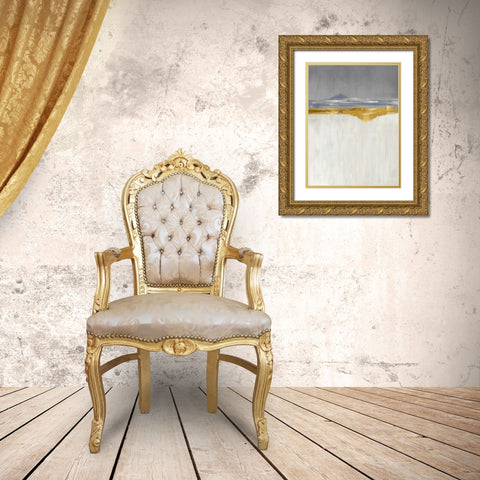 Gold and Silver II Gold Ornate Wood Framed Art Print with Double Matting by Messina, Jake
