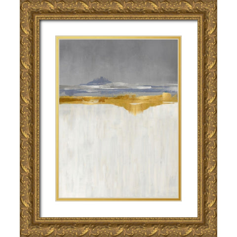 Gold and Silver II Gold Ornate Wood Framed Art Print with Double Matting by Messina, Jake