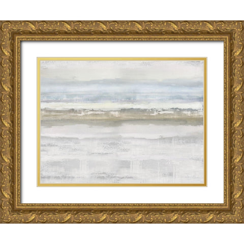 Sublte Movement Gold Ornate Wood Framed Art Print with Double Matting by Messina, Jake