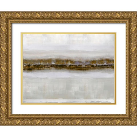 Reflections in Sienna Gold Ornate Wood Framed Art Print with Double Matting by Messina, Jake