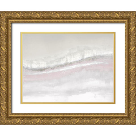 Flowing Blush Gold Ornate Wood Framed Art Print with Double Matting by Messina, Jake