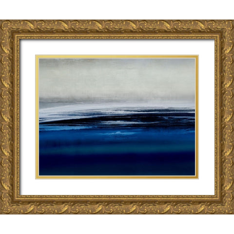 Midnight Vista Gold Ornate Wood Framed Art Print with Double Matting by Messina, Jake