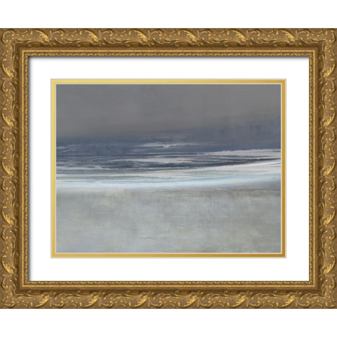 View at Dusk Gold Ornate Wood Framed Art Print with Double Matting by Messina, Jake