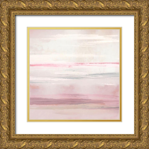 Blush Perspective I Gold Ornate Wood Framed Art Print with Double Matting by Messina, Jake