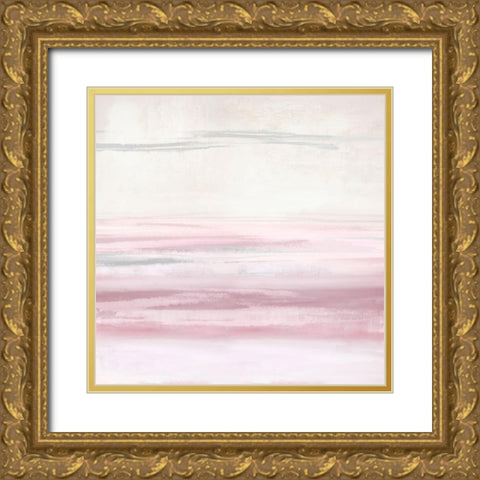 Blush Perspective II Gold Ornate Wood Framed Art Print with Double Matting by Messina, Jake