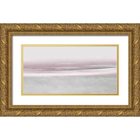 Blush Reflection Gold Ornate Wood Framed Art Print with Double Matting by Messina, Jake