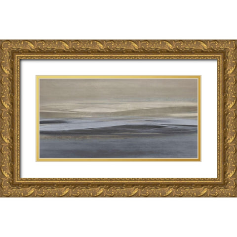Aura Gold Ornate Wood Framed Art Print with Double Matting by Messina, Jake