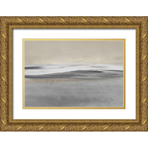 Reflective I Gold Ornate Wood Framed Art Print with Double Matting by Messina, Jake