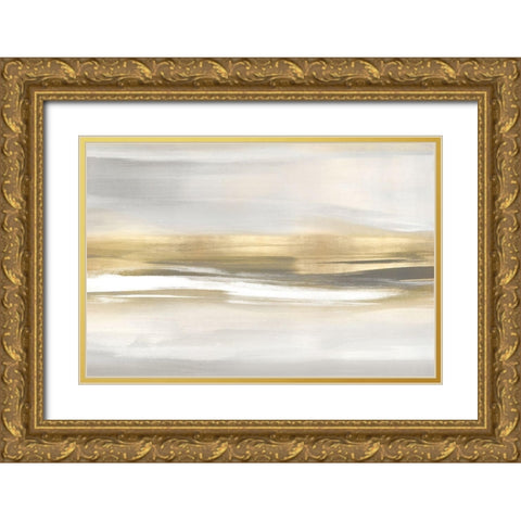 Highlight Gold I Gold Ornate Wood Framed Art Print with Double Matting by Messina, Jake