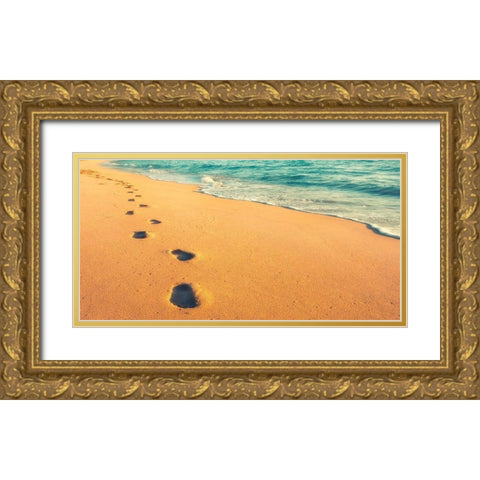 USA, Hawaii, Kauai, Kapaa, be Gold Ornate Wood Framed Art Print with Double Matting by Plank, Savanah