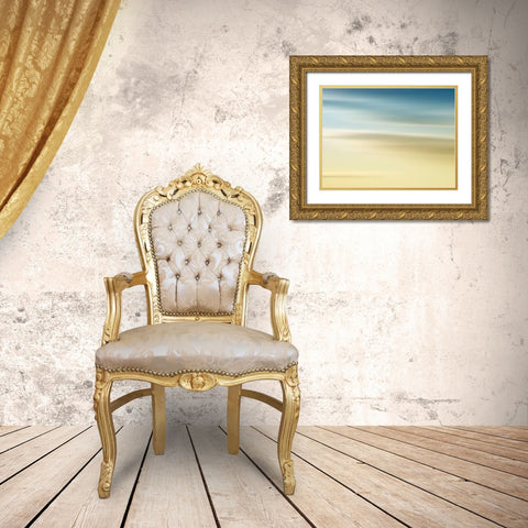 Cloud Formations Gold Ornate Wood Framed Art Print with Double Matting by Plank, Savanah