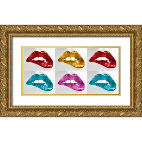 Luscious Collection Gold Ornate Wood Framed Art Print with Double Matting by McGuire, Sarah