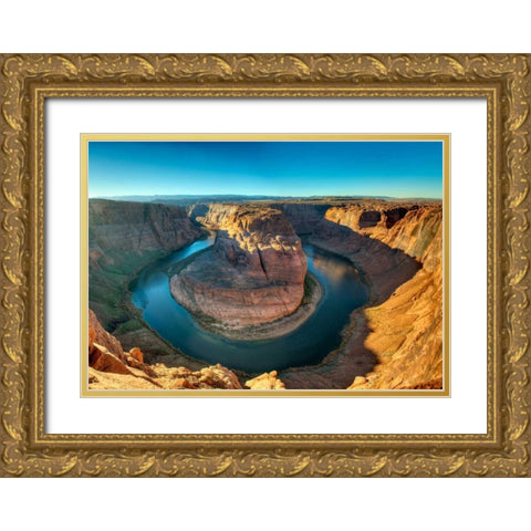 Grand Canyon Gold Ornate Wood Framed Art Print with Double Matting by Bennion, Scott