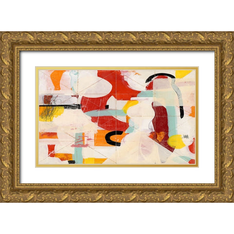 Resting Gold Ornate Wood Framed Art Print with Double Matting by Stevenett, Diane