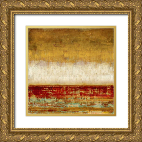 On the Horizon Gold Ornate Wood Framed Art Print with Double Matting by Hamilton, Taylor
