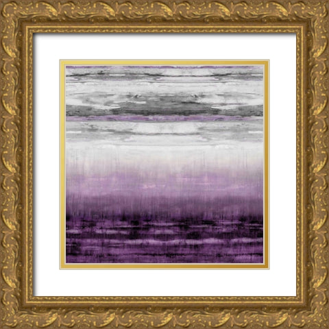 After Glow Aubergine Gold Ornate Wood Framed Art Print with Double Matting by Hamilton, Taylor