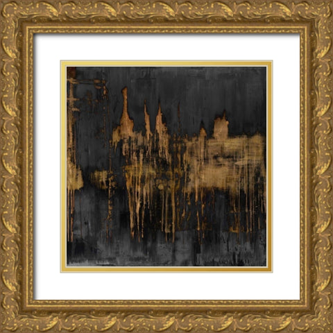 Variations Gold Ornate Wood Framed Art Print with Double Matting by Conley, Tom
