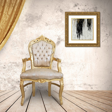 Neutral Space I Gold Ornate Wood Framed Art Print with Double Matting by Conley, Tom