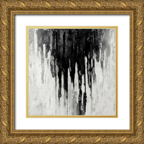 Neutral Space Noir II Gold Ornate Wood Framed Art Print with Double Matting by Conley, Tom