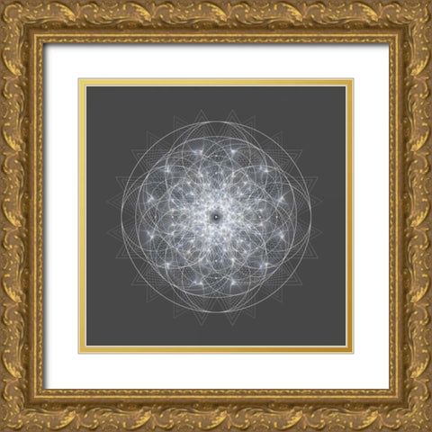 Dynamic II Gold Ornate Wood Framed Art Print with Double Matting by Anderson, Tyler