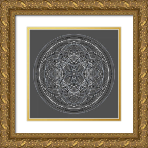 Positive Energy III Gold Ornate Wood Framed Art Print with Double Matting by Anderson, Tyler
