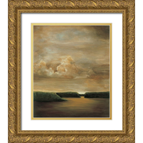 Light and Shadows I Gold Ornate Wood Framed Art Print with Double Matting by Mitchell, Todd