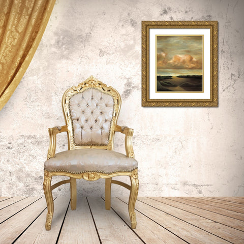 Light and Shadows II Gold Ornate Wood Framed Art Print with Double Matting by Mitchell, Todd