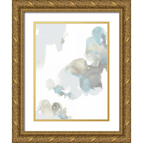Elevate I Gold Ornate Wood Framed Art Print with Double Matting by Mitchell, Lauren