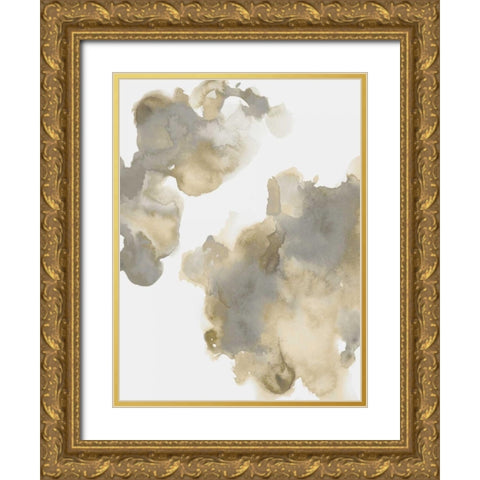 Elevate in Neutral I Gold Ornate Wood Framed Art Print with Double Matting by Mitchell, Lauren