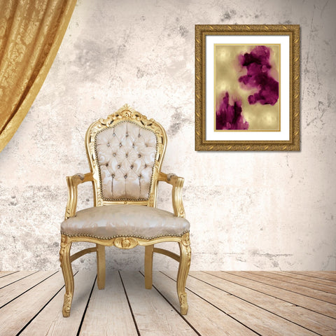 Entice I Gold Ornate Wood Framed Art Print with Double Matting by Mitchell, Lauren